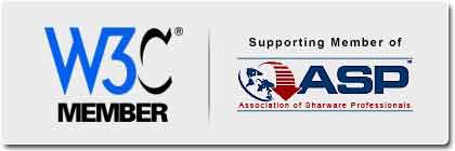 W3C Member - Supporting Member of ASP
