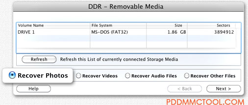 Data Doctor Recovery Removable Media for Mac 
