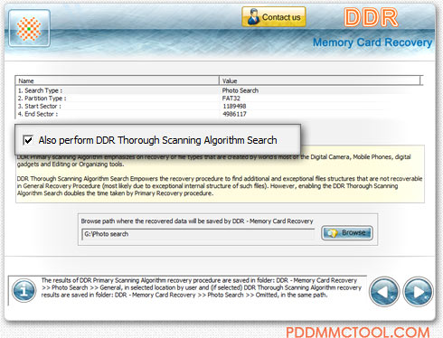 DDR Memory Card Data Recovery Software